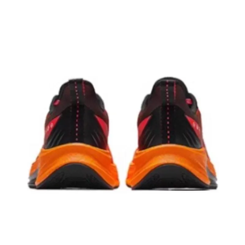 Anta Rocket 6.0 Cushioned Slip Resistant Abrasion Resistant Low Top Sprint Running Shoes Men's Orange Red And Black-2