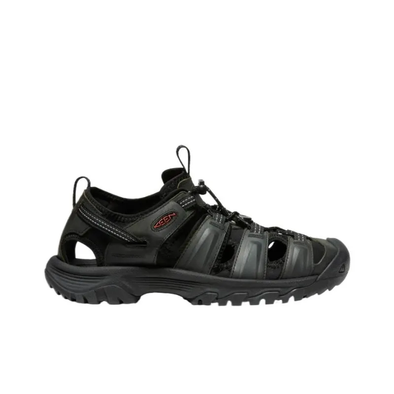 KEEN Targhee 3 Slip Resistant River Trekking Shoes Men's Gray Black-1