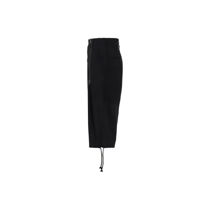 Yohji Yamamoto Ground Y SS25 Casual Shorts Unisex Black-3