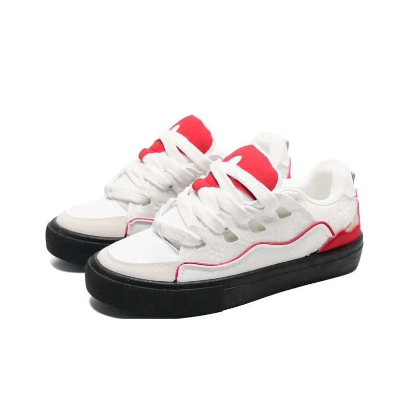 Anime Story Slip Resistant, Abrasion Resistant, Lightweight, Breathable Low Top Skateboard Shoes Women's Mint Chocolate-35