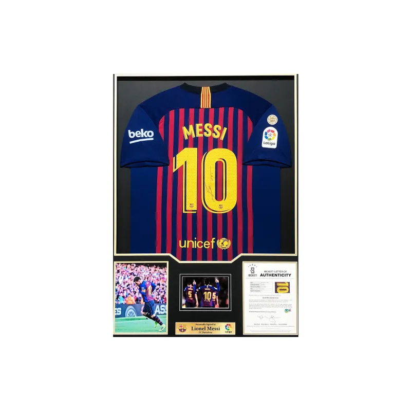 Huayitaojin Jersey Comes With Beckett BAS Certificate Of Authenticity Framed And Matted 115x83cm-1