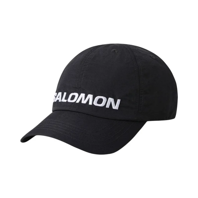 SALOMON Nylon Baseball Caps Unisex Black-0