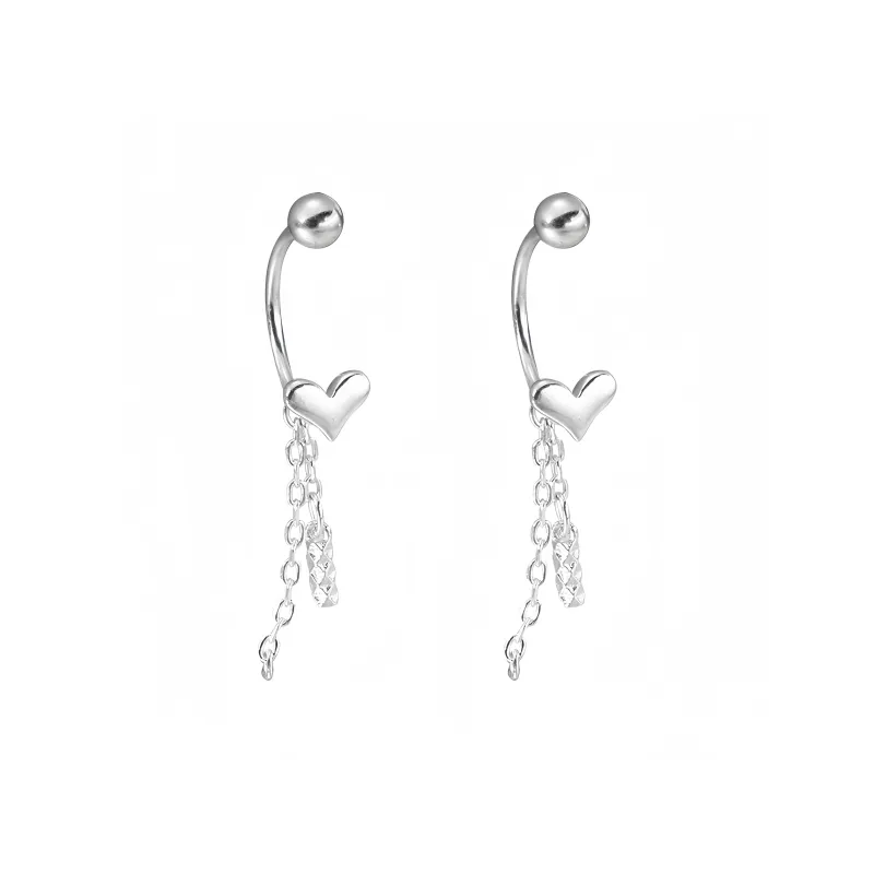 EAR PARTNER 999 Fine Silver Earrings Women's-2