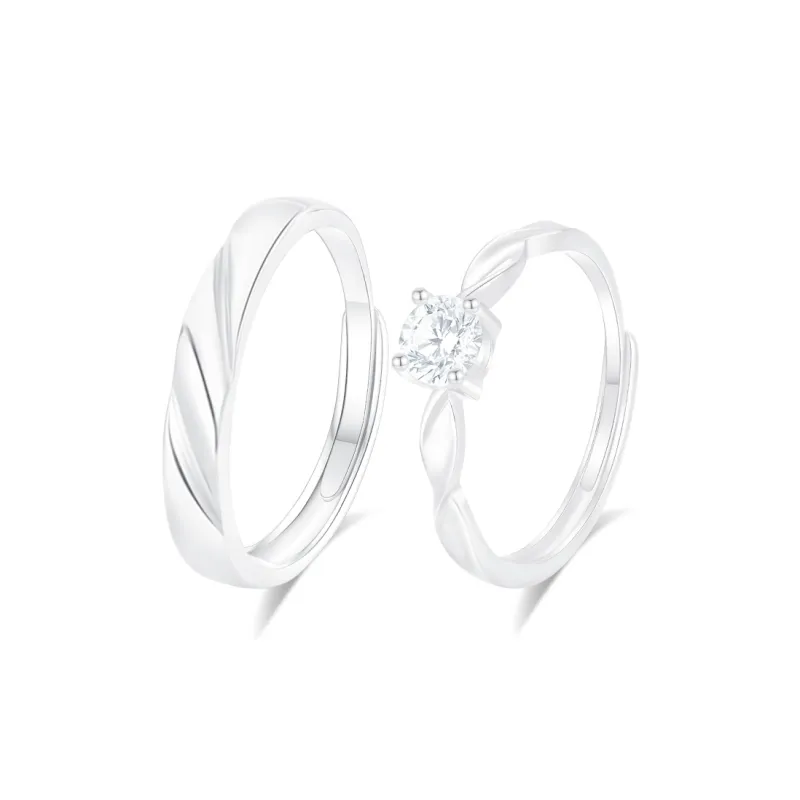 Cuz Strange Intention S999 Fine Silver Rings Unisex-0