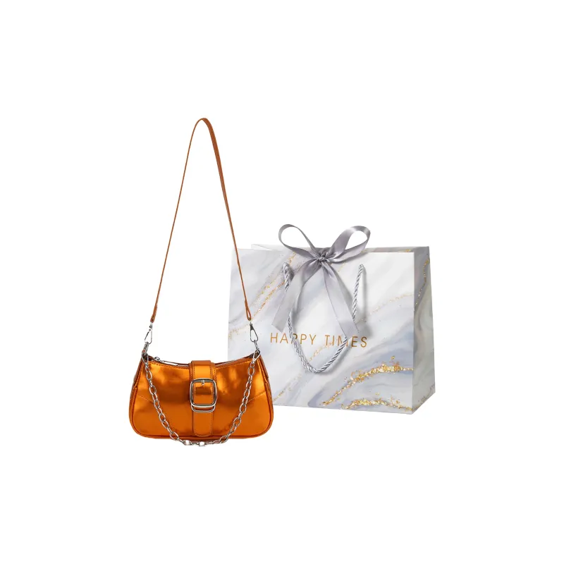 Miss Angel Patent Leather Shoulder Bag Women's Multicolor-10