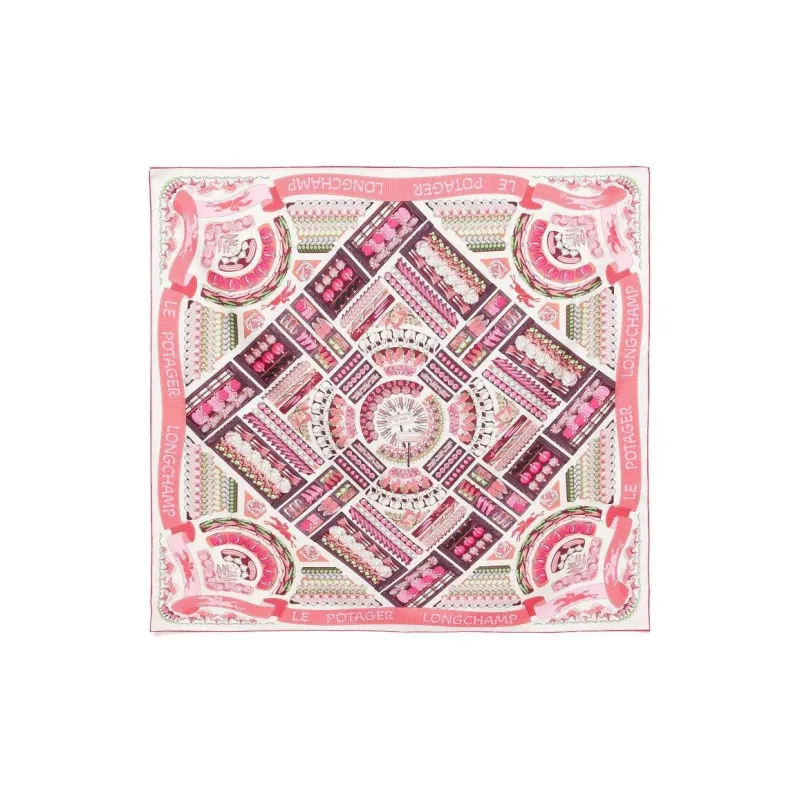 LONGCHAMP Vegetable Garden 90 Scarf-0