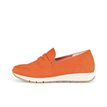 Gabor Comfort Slip Resistant Low Top Casual Shoes Unisex Orange