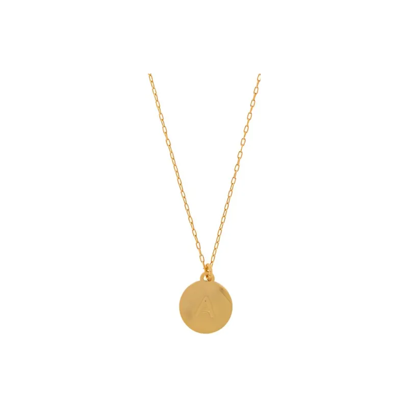 Kate Spade A Initial Mini Pendant Necklace-2