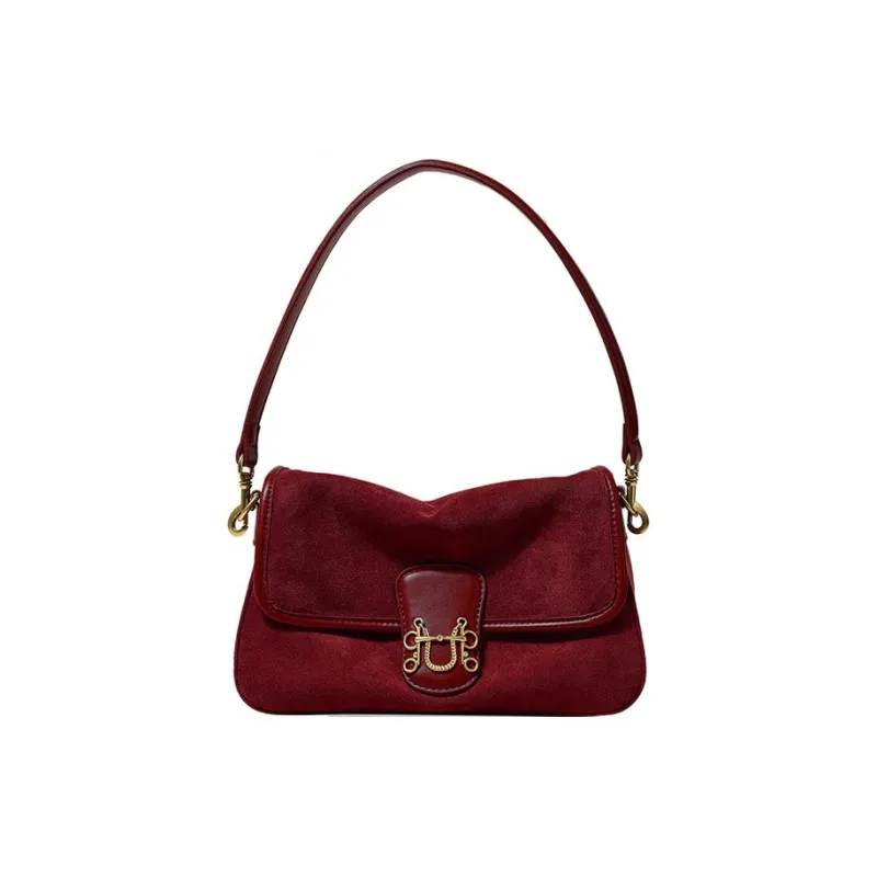 BEMIX PETS PU Handbag Shoulder Bag Women's Red-0