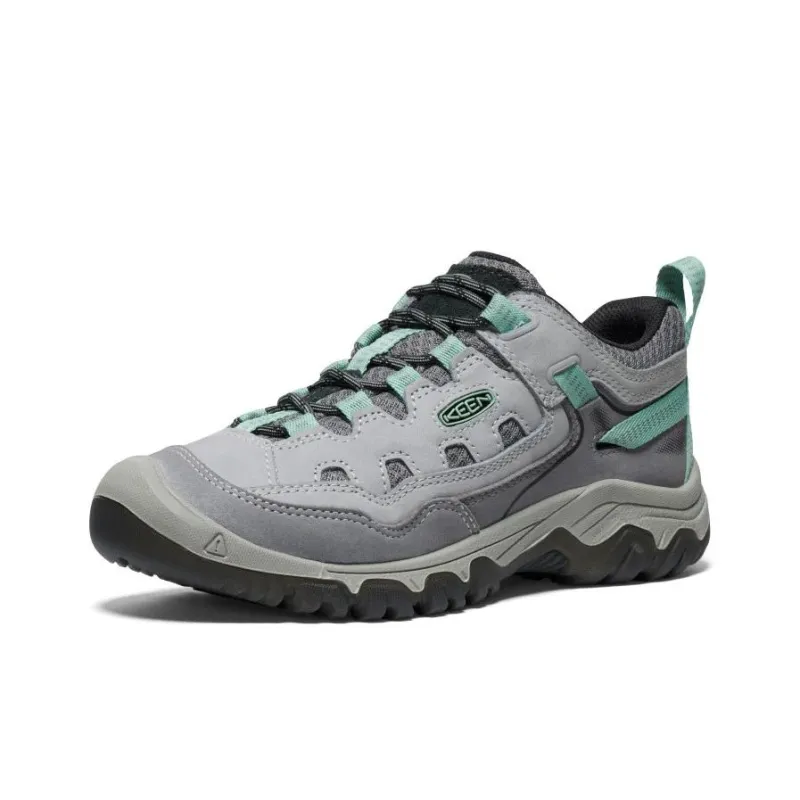 KEEN Targhee 4 Abrasion Resistant Low Top Hiking Shoes Women's Silver-2