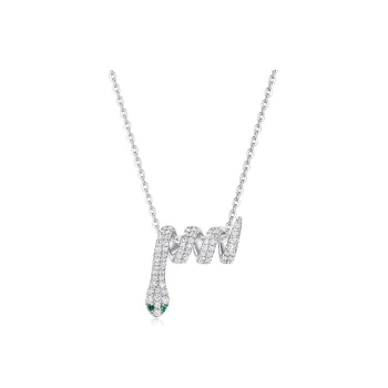 KADER 925 Sterling Silver Necklaces Women's Silver, Bestie Style Commemoration Box