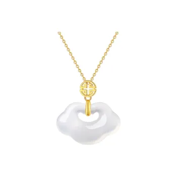 KADER Peace And Joy Series Chalcedony Jade Necklaces Women's