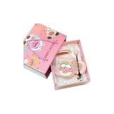 Style B-Cream Cream Puff 2 Pack Puppy[Lid Spoon+Cartoon Box]