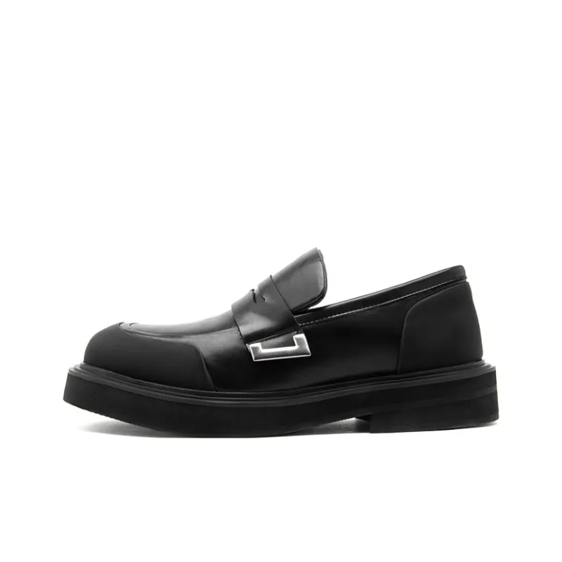 WEISHIBANGWEI Loafers Unisex Black-0