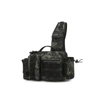AUNG Polyester Sling Bag Regular Men's Land Camouflage/Camouflage Black/Coyote Brown/Black