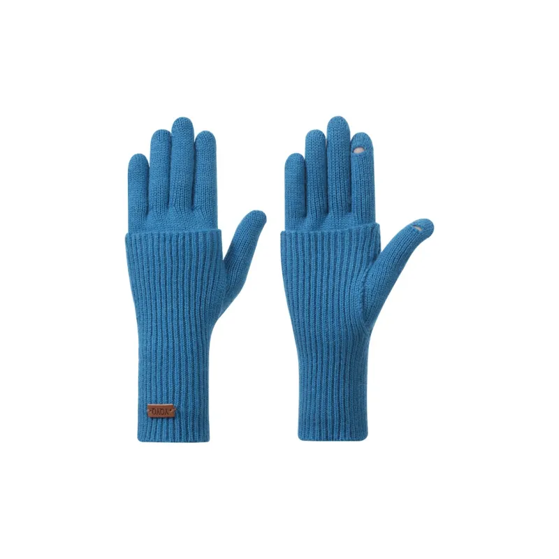 NANJIREN Double Layer Knit Gloves Women's-7