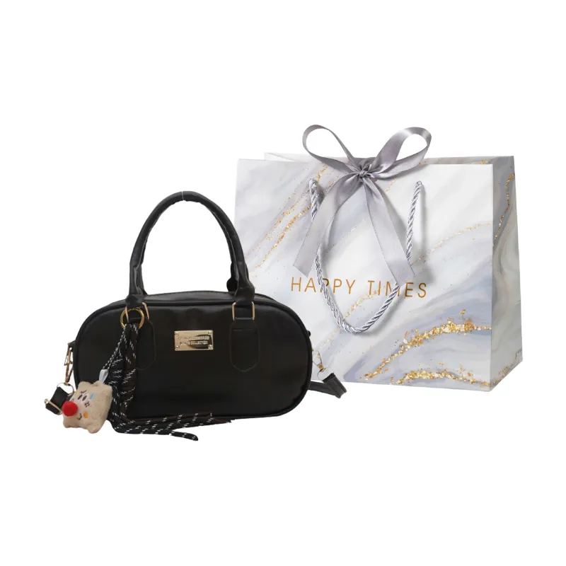 Miss Angel PU Crossbody One Shoulder Handbag Regular Women's Black/Red/Coffee/Brown-10