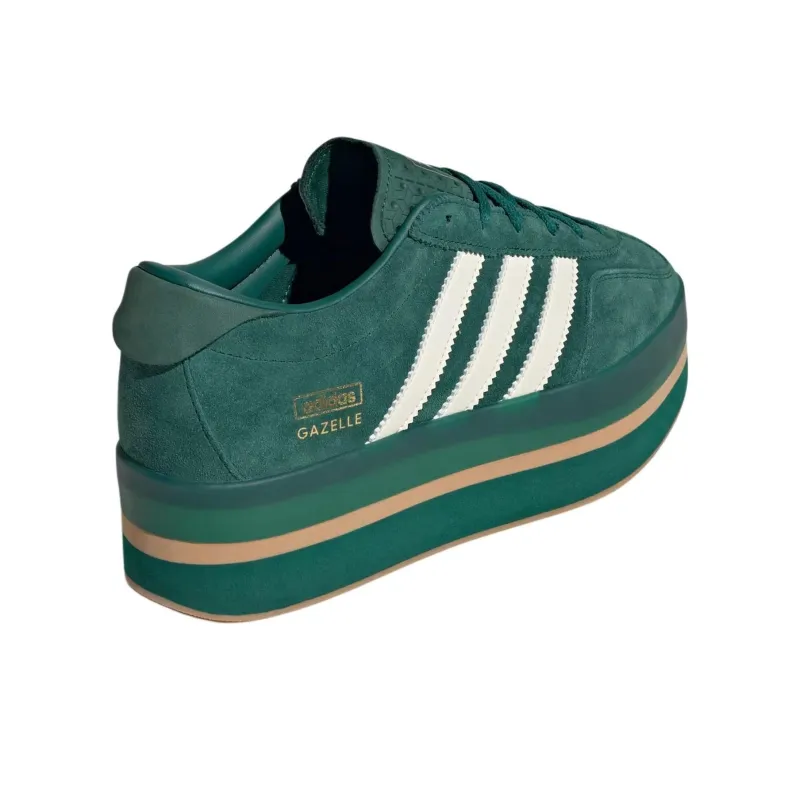 Adidas Gazelle Stack Collegiate Green Cream White Women's-3