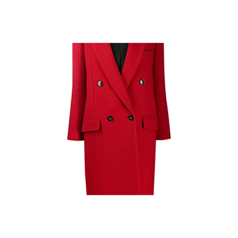 SAINT LAURENT Velvet Jackets Women's Red-4