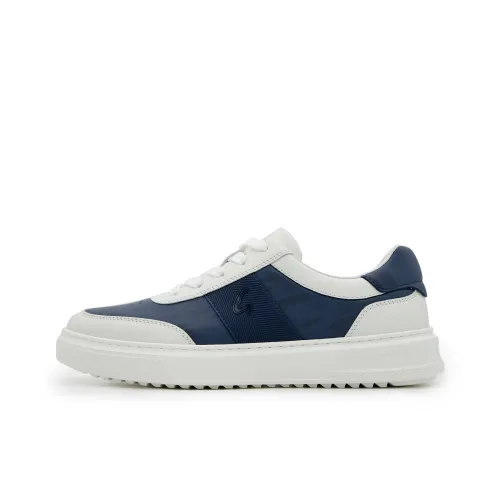 Satchi Low Top Skateboard Shoes Men's White Blue