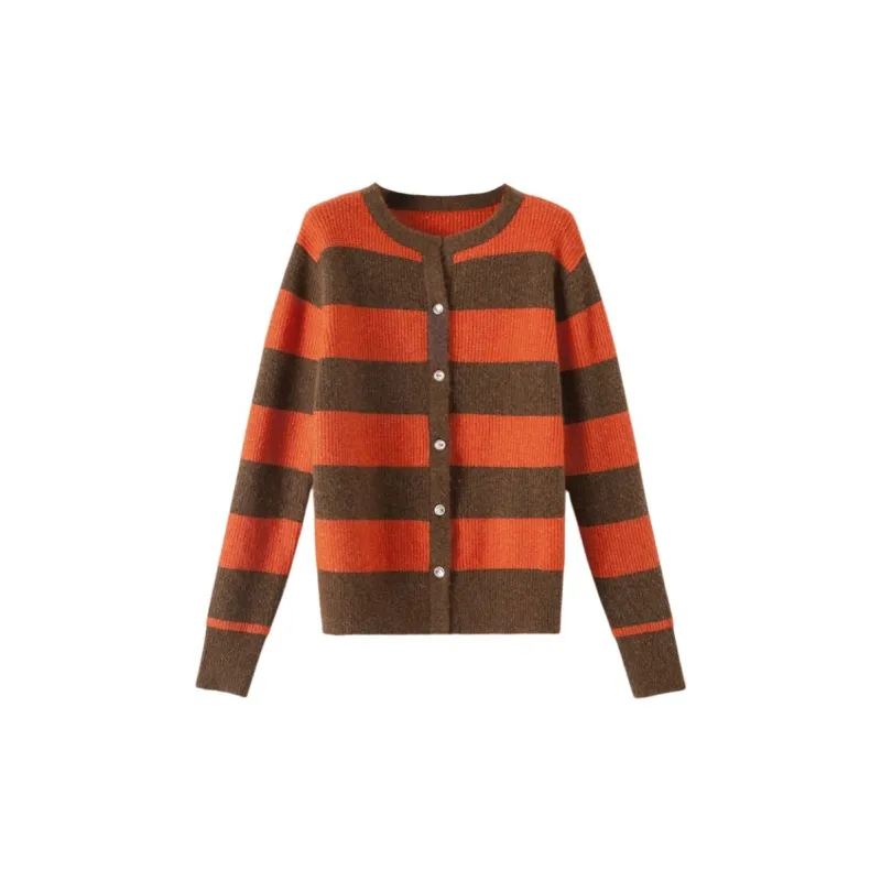 Late White Knitwear Women's Orange-1