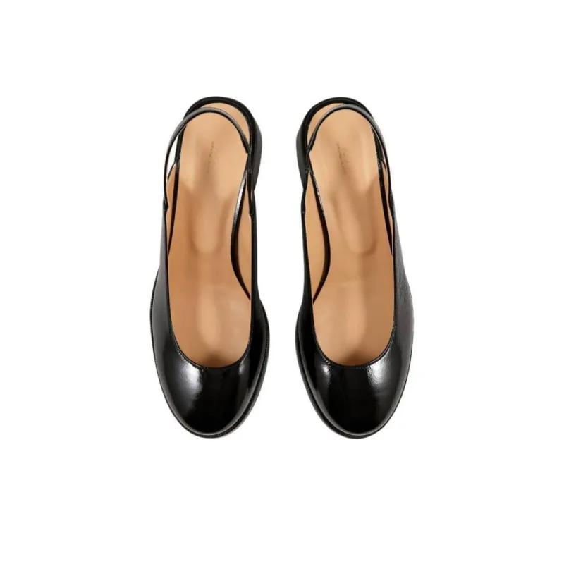 A.P.C Chunky Heel High Heels 4.5cm Women's Black-3