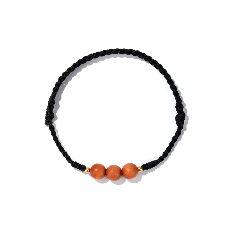 Xiang Yin Peachwood Wooden Bracelets Unisex-14