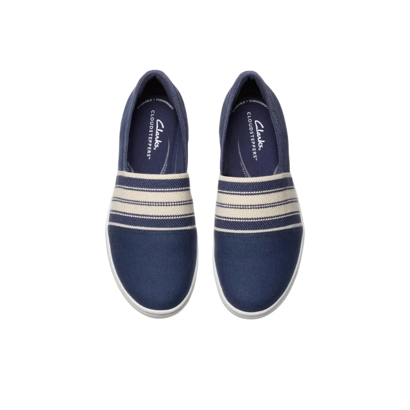 Clarks Breeze Sky Mist Casual Single Shoes 4cm Women's Blue-3