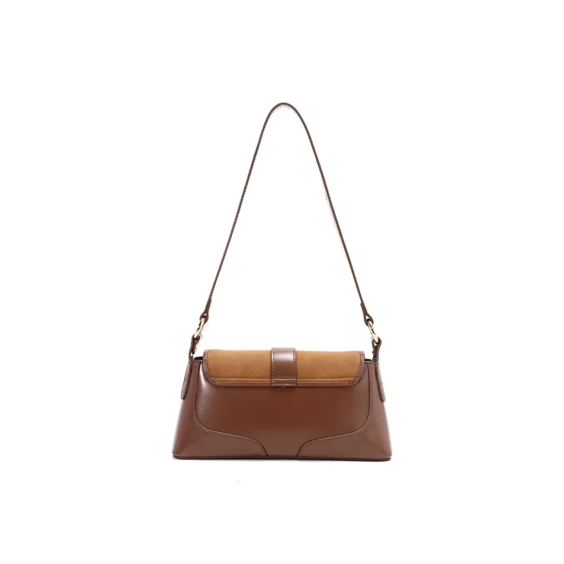 Carit&Koty Polyurethane Shoulder Bag Women's Apricot Brown-9