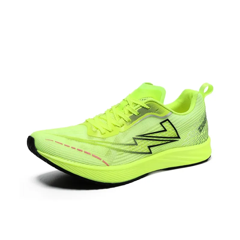 KZANSI Low Top Athletic Shoes Unisex Neon Green-1