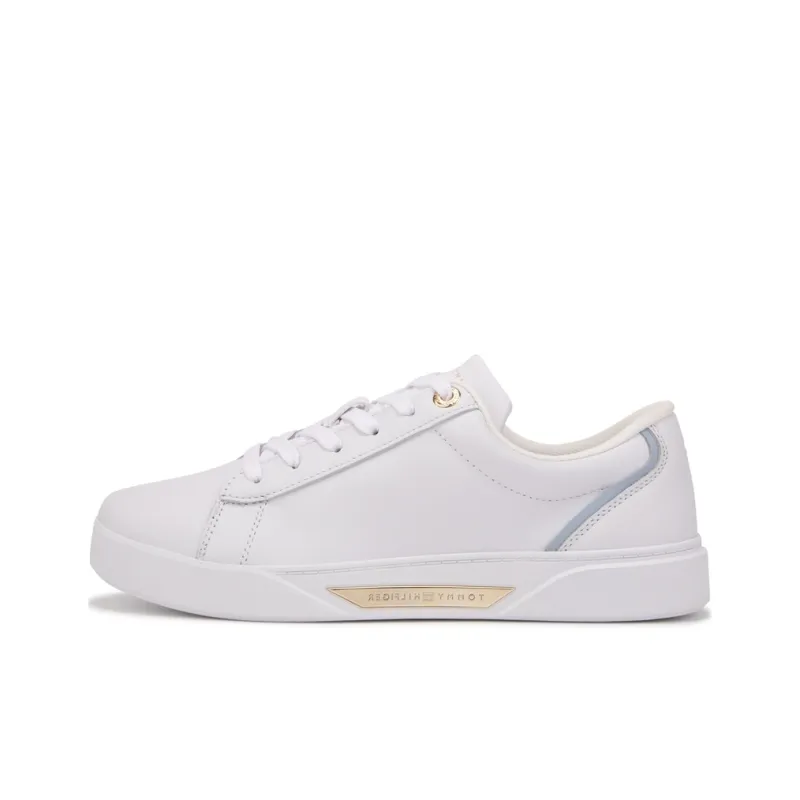 Tommy Hilfiger Low Top Skateboard Shoes Women's White-0