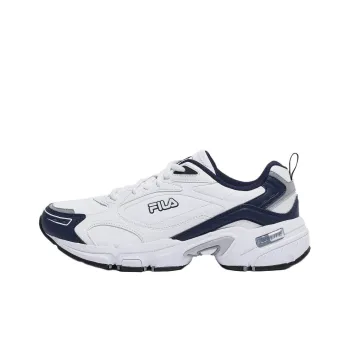 FILA Anti Slip Wear Resistant Low Top Casual Running Shoes Unisex White