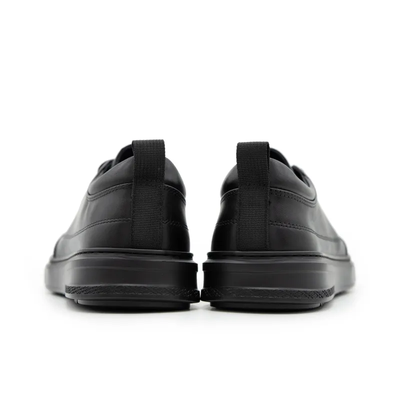 Satchi Slip Resistant Low Top Skateboard Shoes Men's Black-4