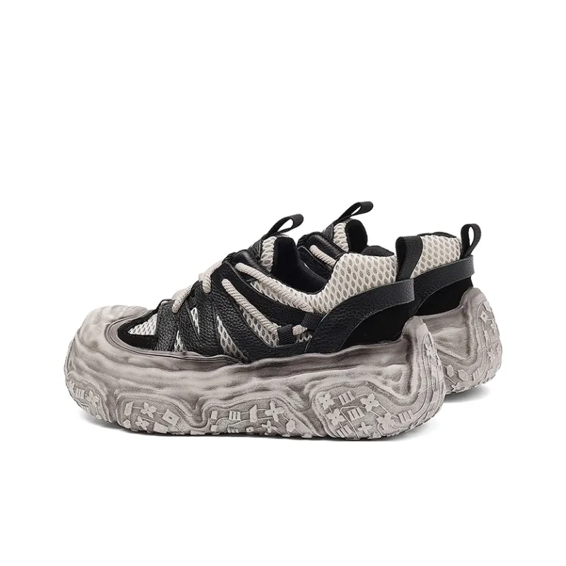 BURGELY Wear-Resistant Low-Top Chunky Sneakers Women's-10