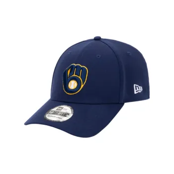 New Era Polyester Elastane Baseball Caps Unisex Marine Blue