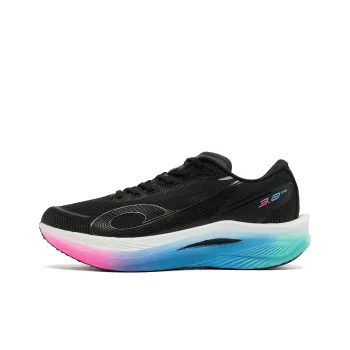 QIAODAN Strong Wind 3.0 PRO Cushioning Anti Slip And Wear Resistant Low Top Training Running Shoes Men's Black Blue