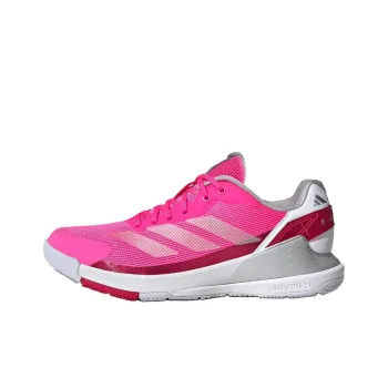 Adidas Crazyquick Padel Anti Slip Wear Resistant Low Top Casual Running Shoes Women's Pink