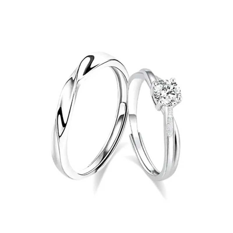 VEZA Sterling Silver Rings Unisex-9