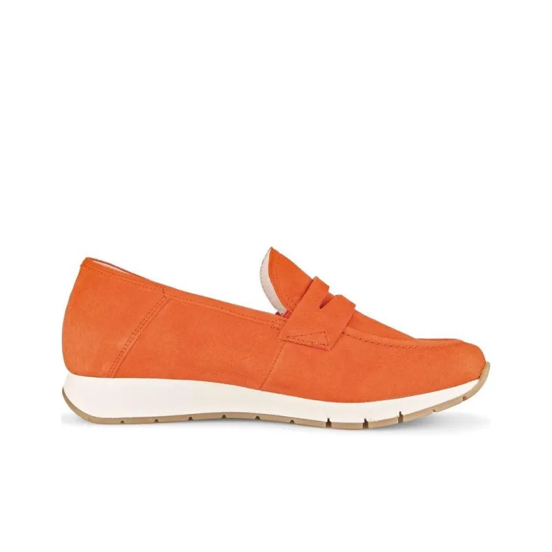 Gabor Comfort Slip Resistant Low Top Casual Shoes Unisex Orange-2