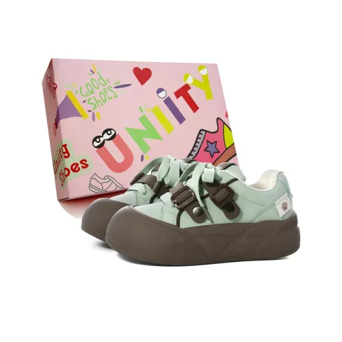UNIITY Skateboard Shoes Women's Low Top Pink/Mint Green