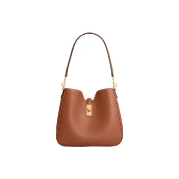 CELINE SAC Calfskin Portable Crossbody Bag, Shoulder Bag Small Size Women's Brown