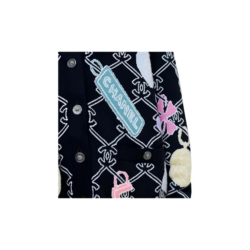CHANEL SS22 Knitwear Women's Black-3