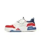 Beige Red Blue
