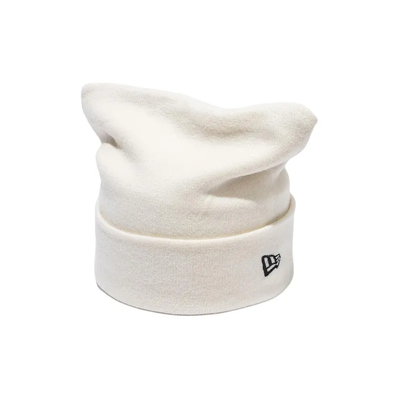 New Era Knitted Fabric, Acrylic, Elastane Beanies Unisex White-1