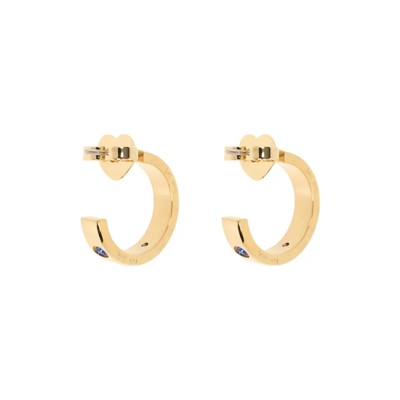 Kate Spade Set In Stone Huggies Hoop Earrings-1