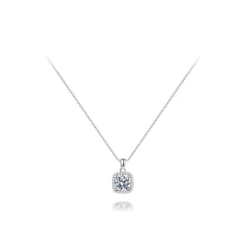 KUMET Zircon Necklaces Women's Same For Couples