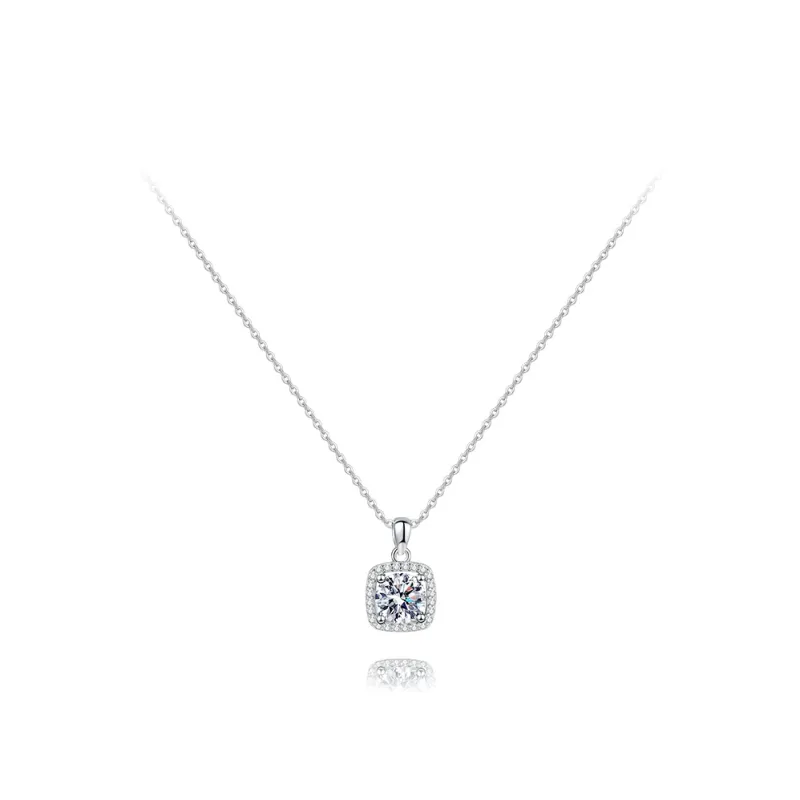 KUMET Zircon Necklaces Women's Same For Couples-0