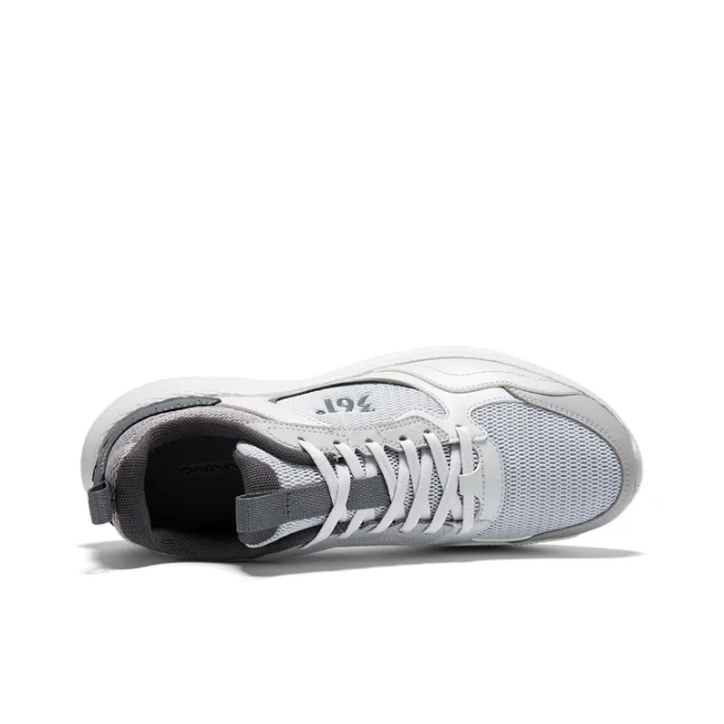 361° Cushioning Lightweight Low Top Casual Running Shoes Men's Gray-3