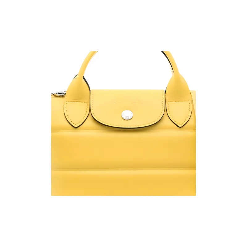 LONGCHAMP Le Pliage Xtra Lambskin Shoulder Bag Crossbody Bag Handbag Extra Small Women's Yellow-0