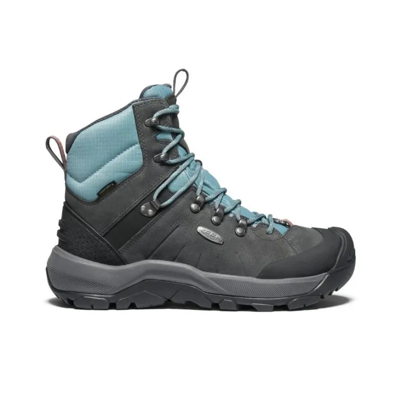 KEEN Revel 4 Abrasion Resistant High Top Hiking Shoes Women's Gray-1